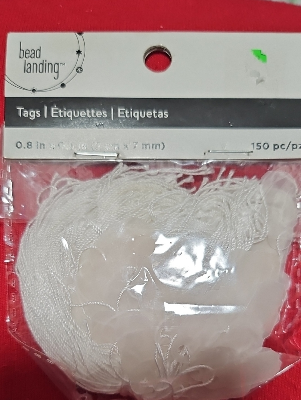 Translucent Hanging Tags - Picture 1 of 5